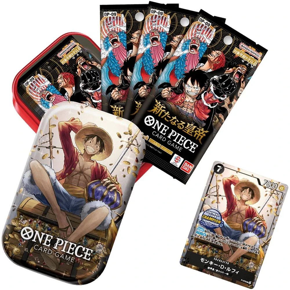 One Piece Card Game - 12er Set Mini Tin Pack Set Vol. 01 (TS-01) - JPN